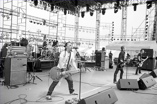 張北草原音樂節現場